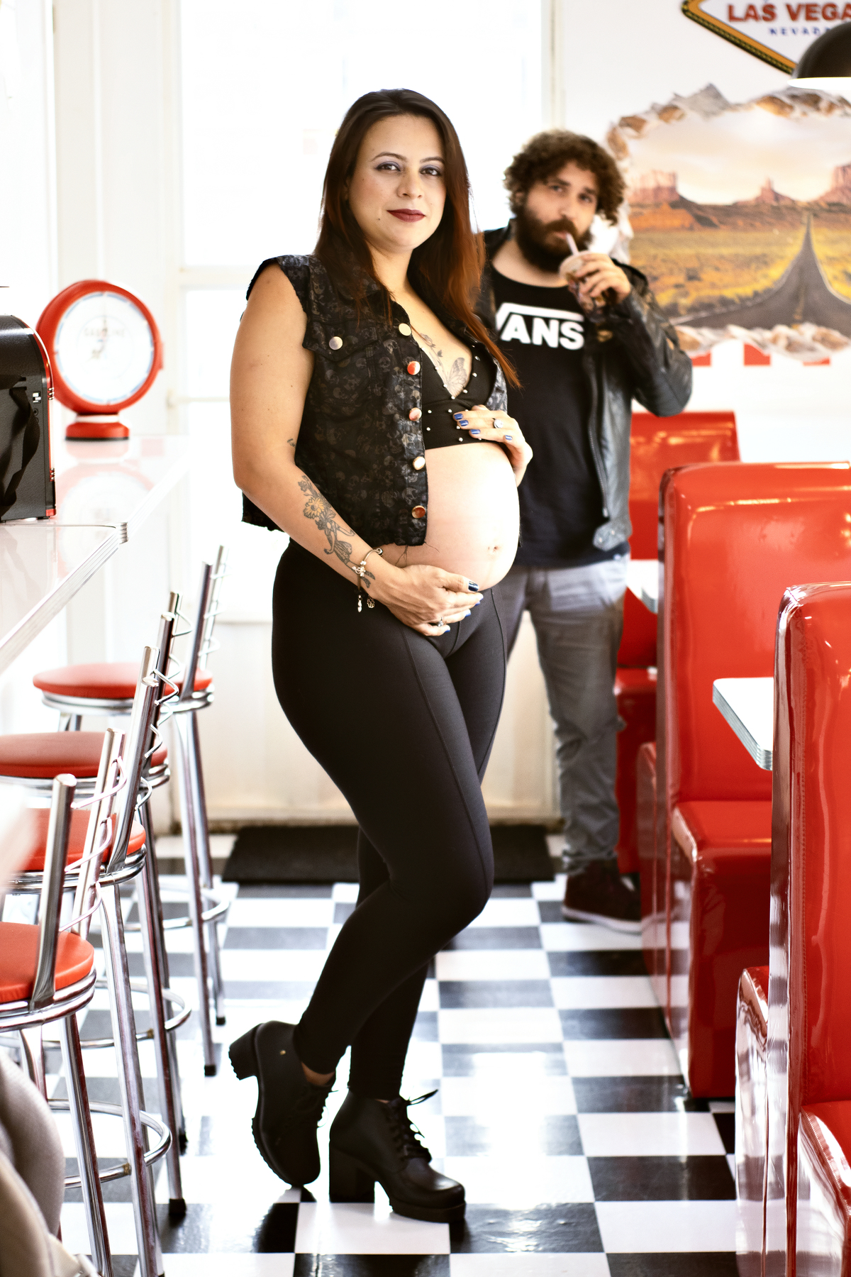 ensaio gestante- ensaio temático- gravida - ensaio gestante rock- ensaio de gestante