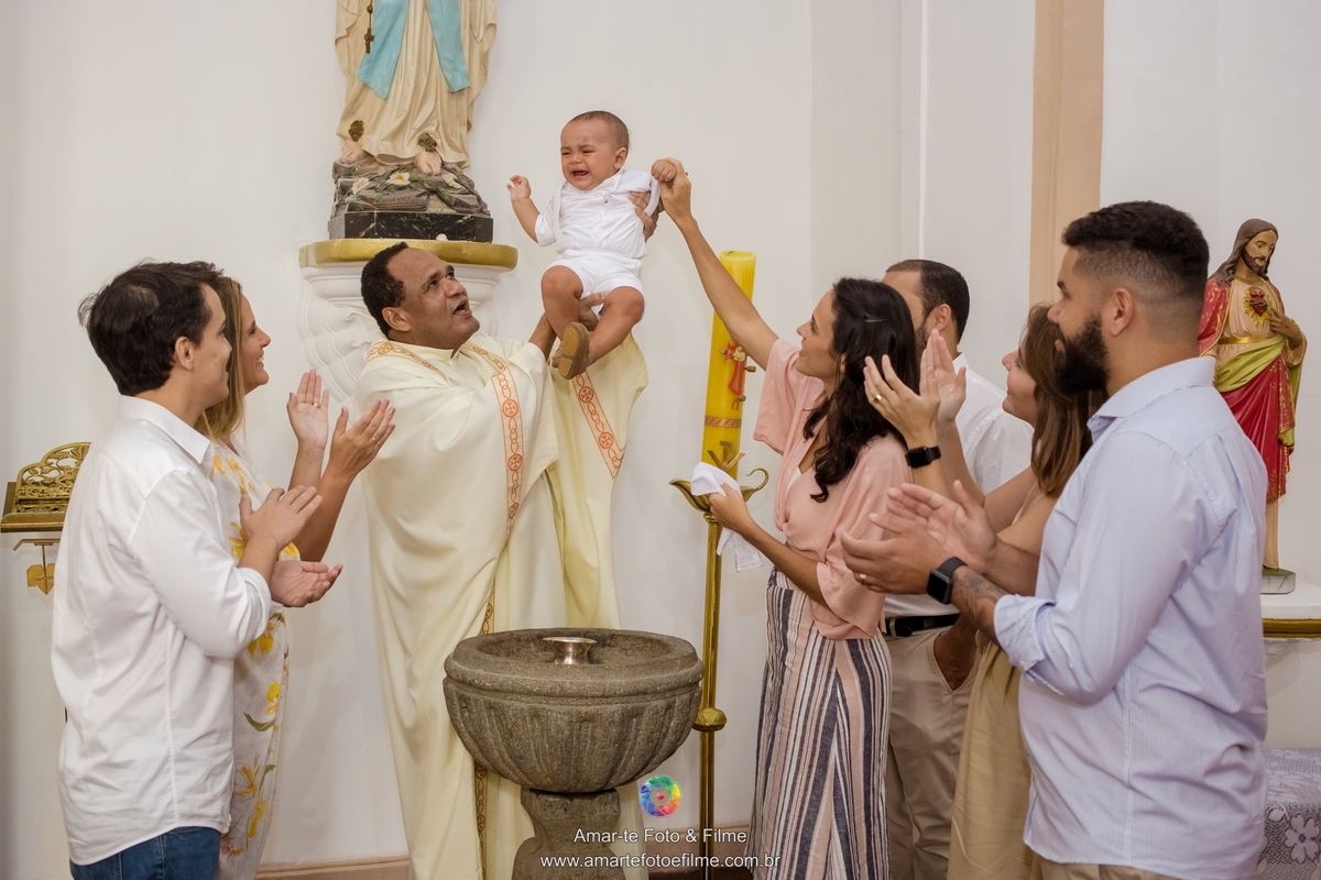 batismo batizado capela santa ingez gavea padrinhos familia