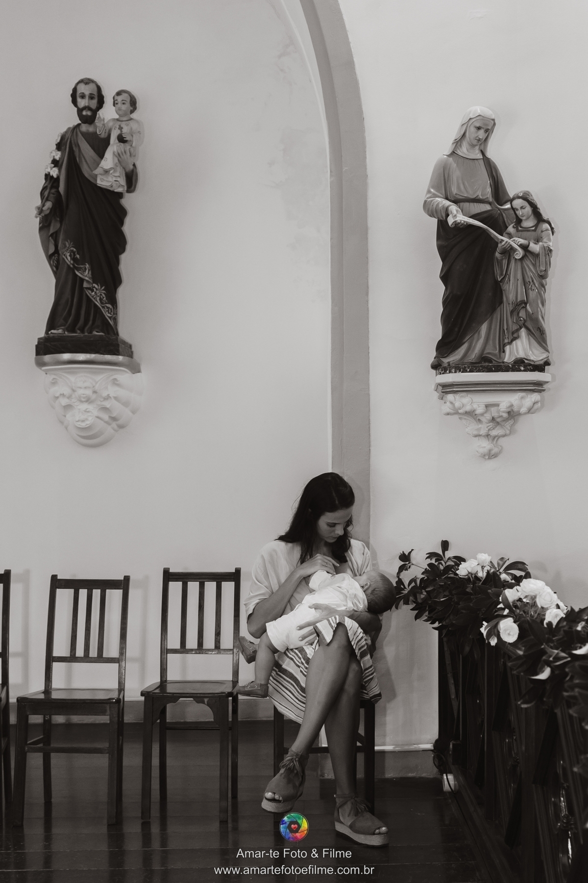 batismo batizado capela santa ingez gavea padrinhos familia