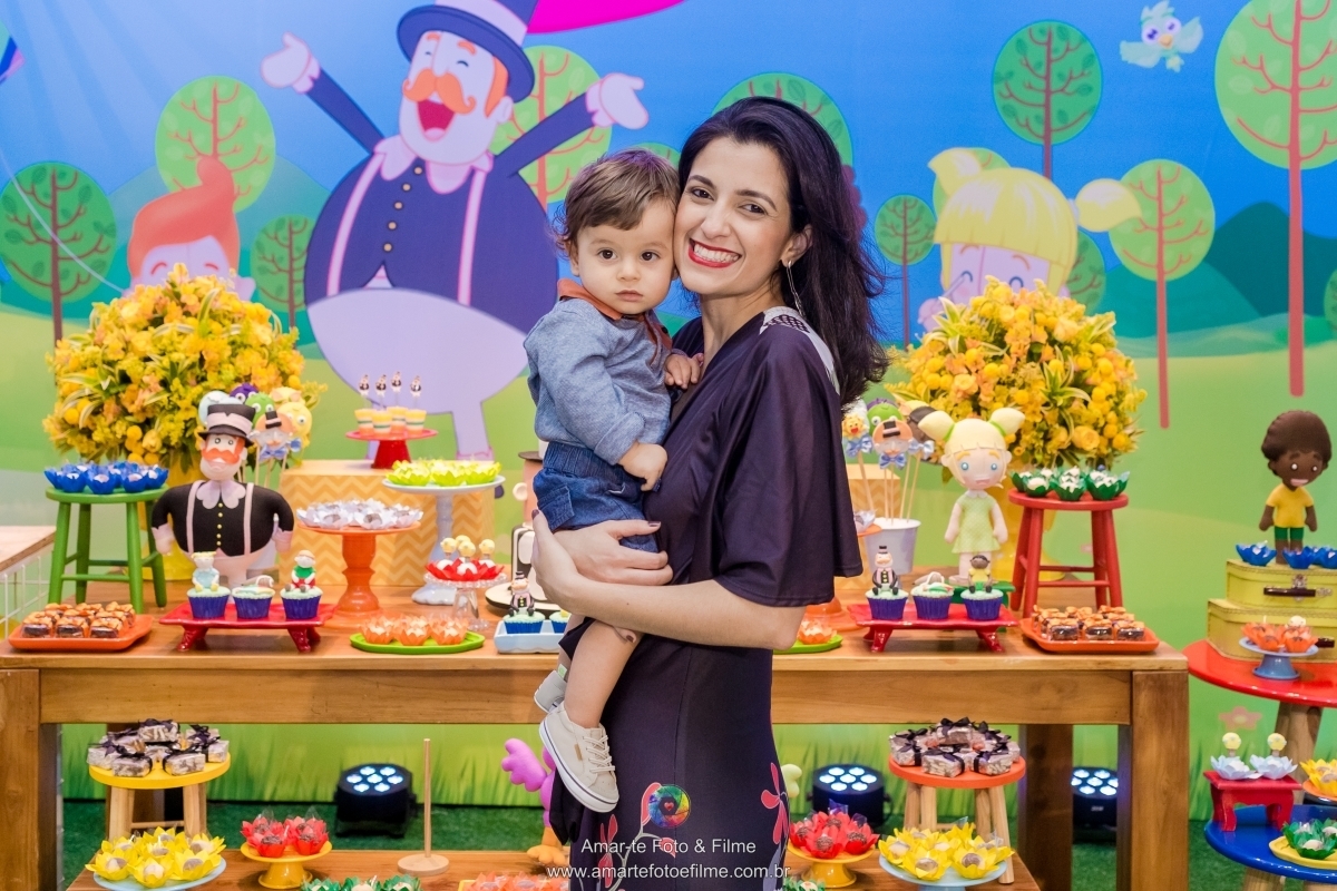 festa infantil decoração mundo bita 1 aninho primeiro aninho 1 ano