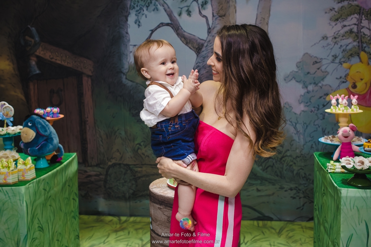 festa infantil ursinho pooh decoração espaço baobá tijuca fotógrafo de festa infantil fotografia