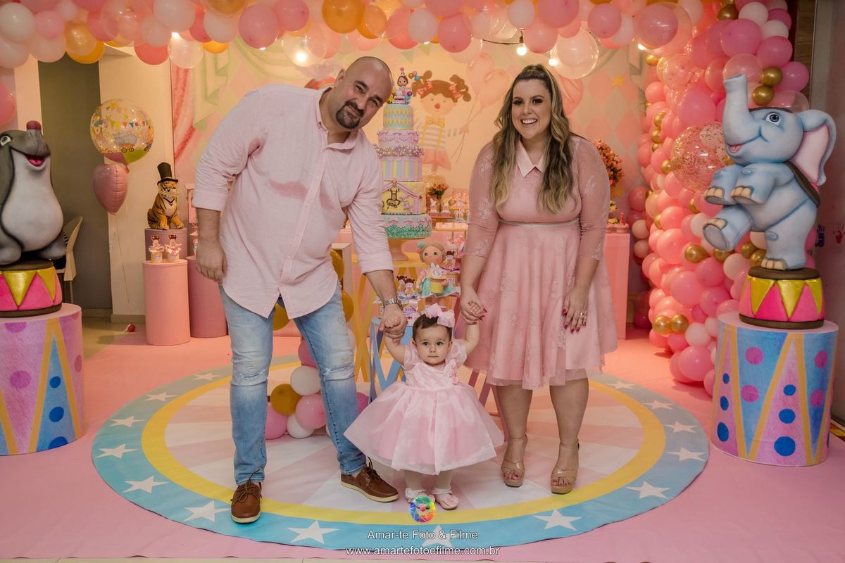 fotografo infantil recreio rio de janeiro festa circo decoração decoracao balangandã casa de festa tema circo rosa 1 aninho 