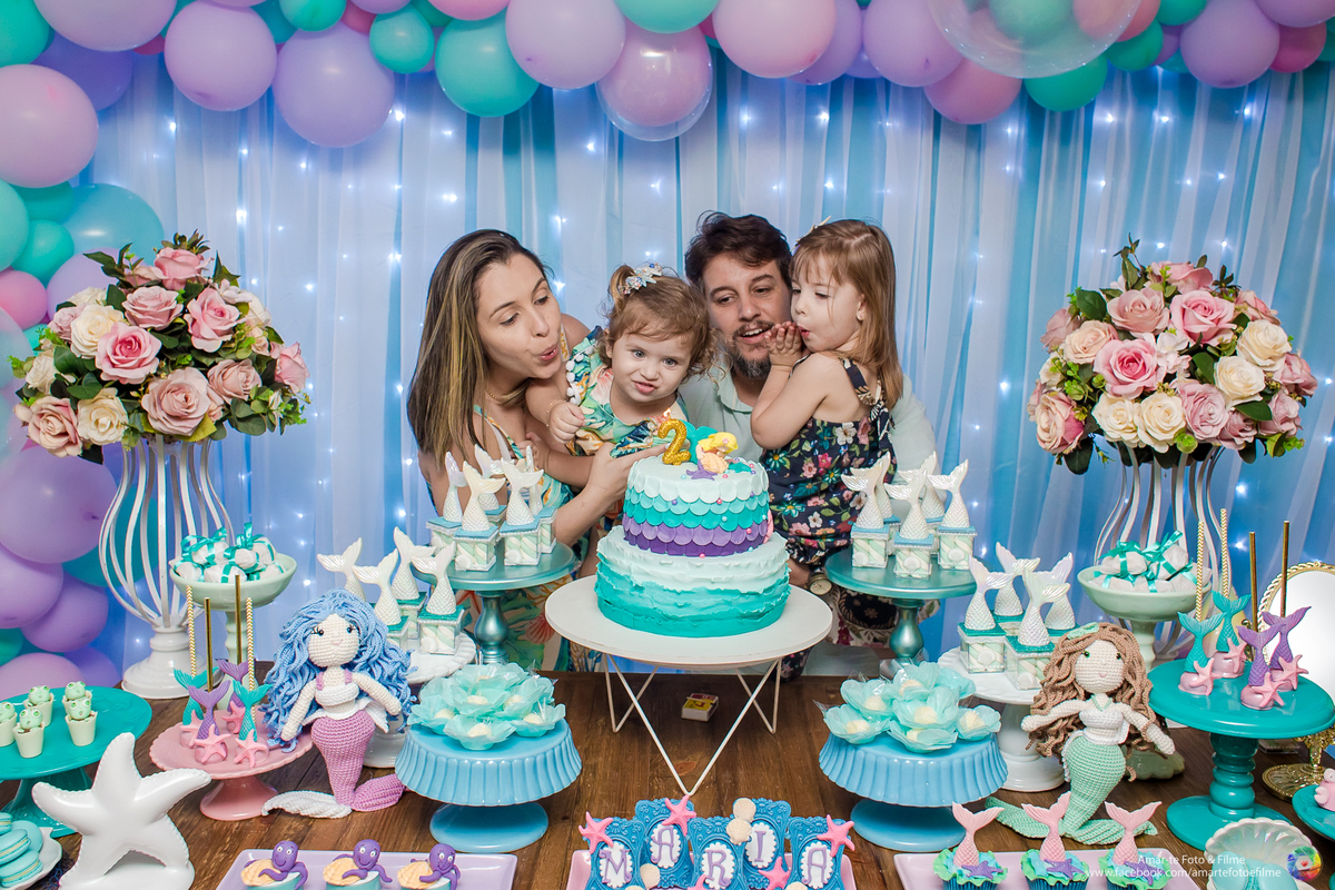 festa infantil fundo do mar sereia barra da tijuca recreio fotografo infantil primeiro aninho decoração festa infantil