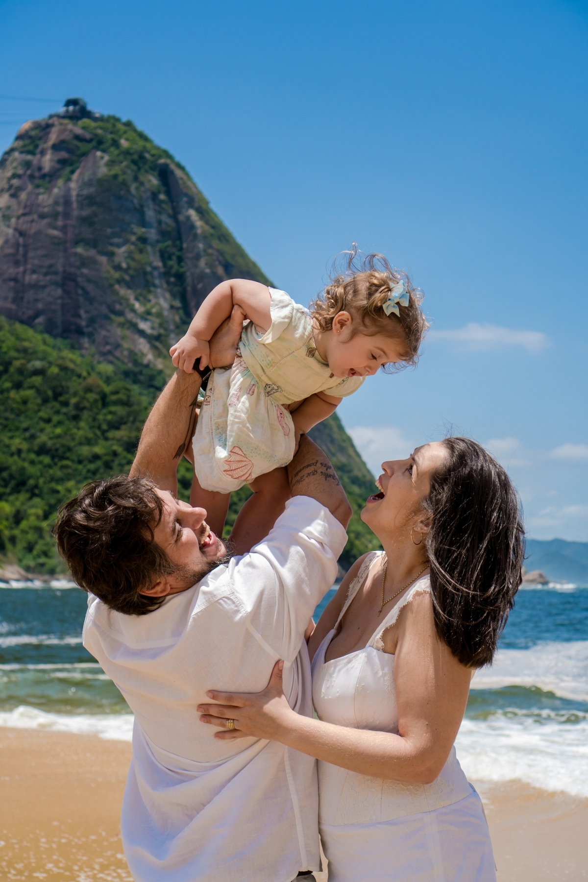 ensaio infantil praia da urca rio de janeiro praia vermelha pao de açucar verão fundo do mar