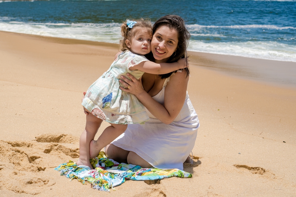 ensaio infantil praia da urca rio de janeiro praia vermelha pao de açucar verão fundo do mar
