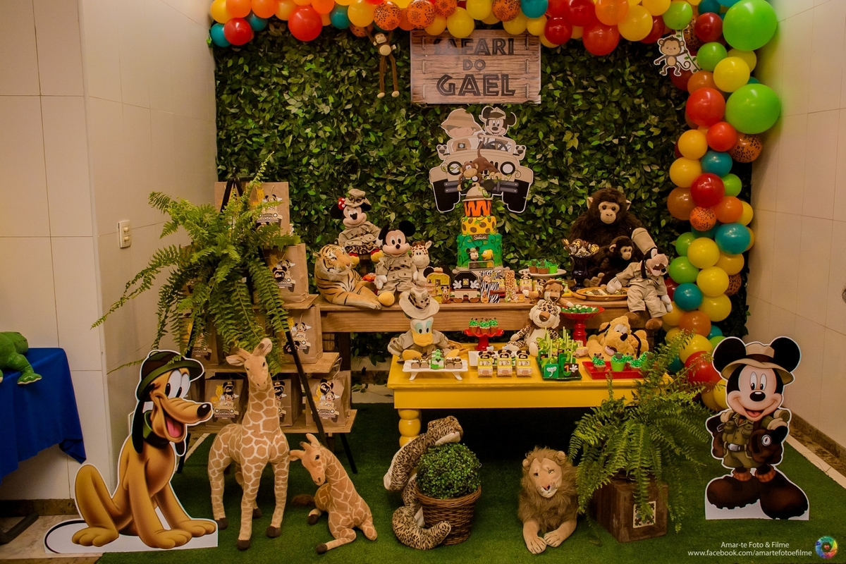 festa infantil safari mickey lagoa zona sua rj rio de janeiro fotografo fotografia primeiro aninho