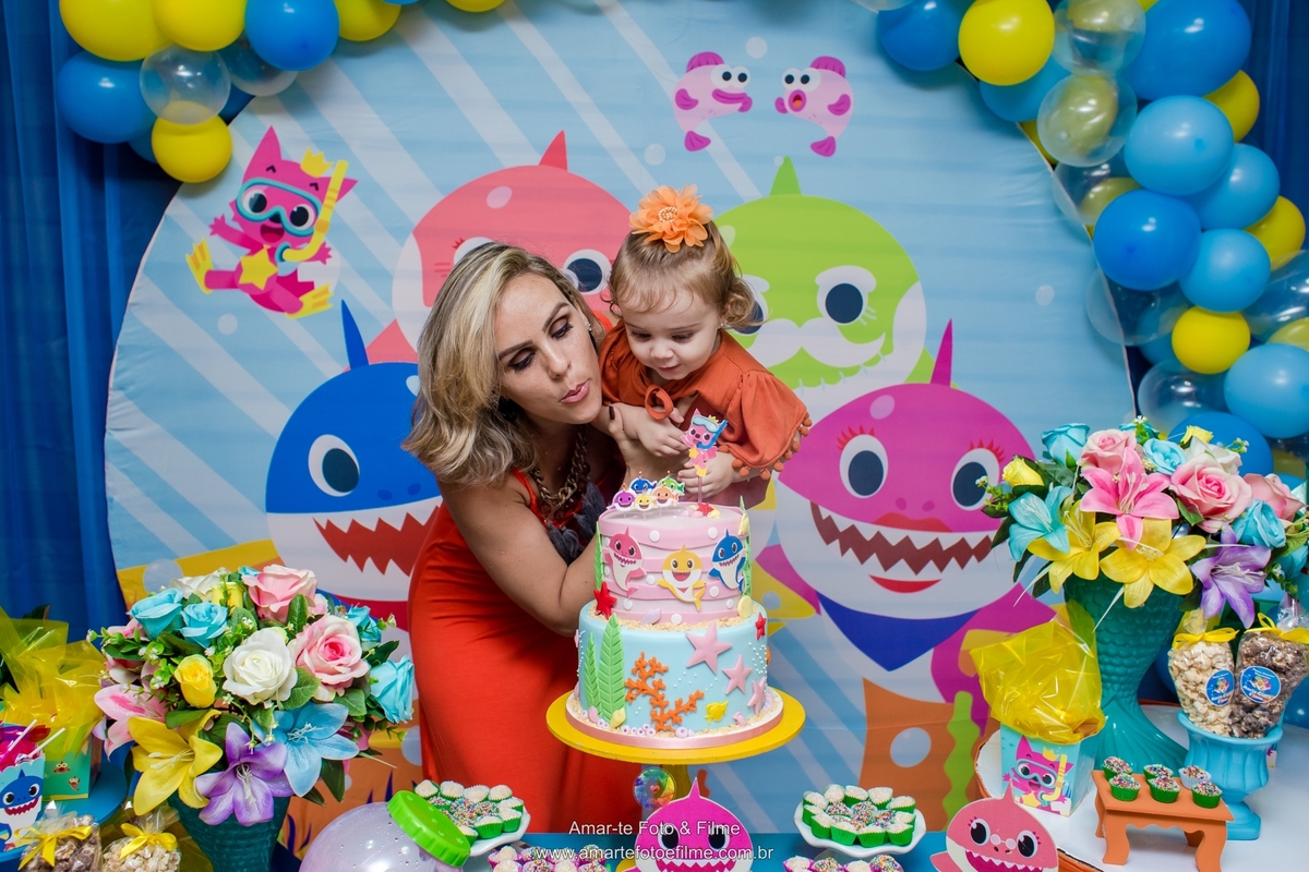festa infantil decoração decoracao baby shark dois anos vargem grande recreio barra da tijuca fotografo de festa infantil rio de janeiro rj