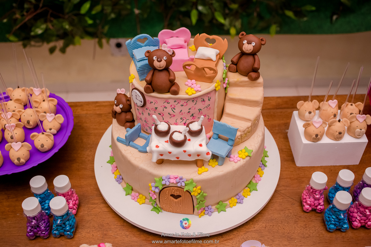 festa infantil recreio dos bandeirantes rio de janeiro cachinhos dourados tema decoração