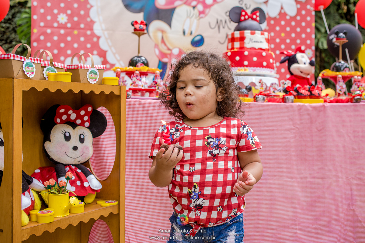 festa infantil minnie vermelha decoração mesa do bolo ao ar livre itanhagá barra da tijuca rio de janeiro menina