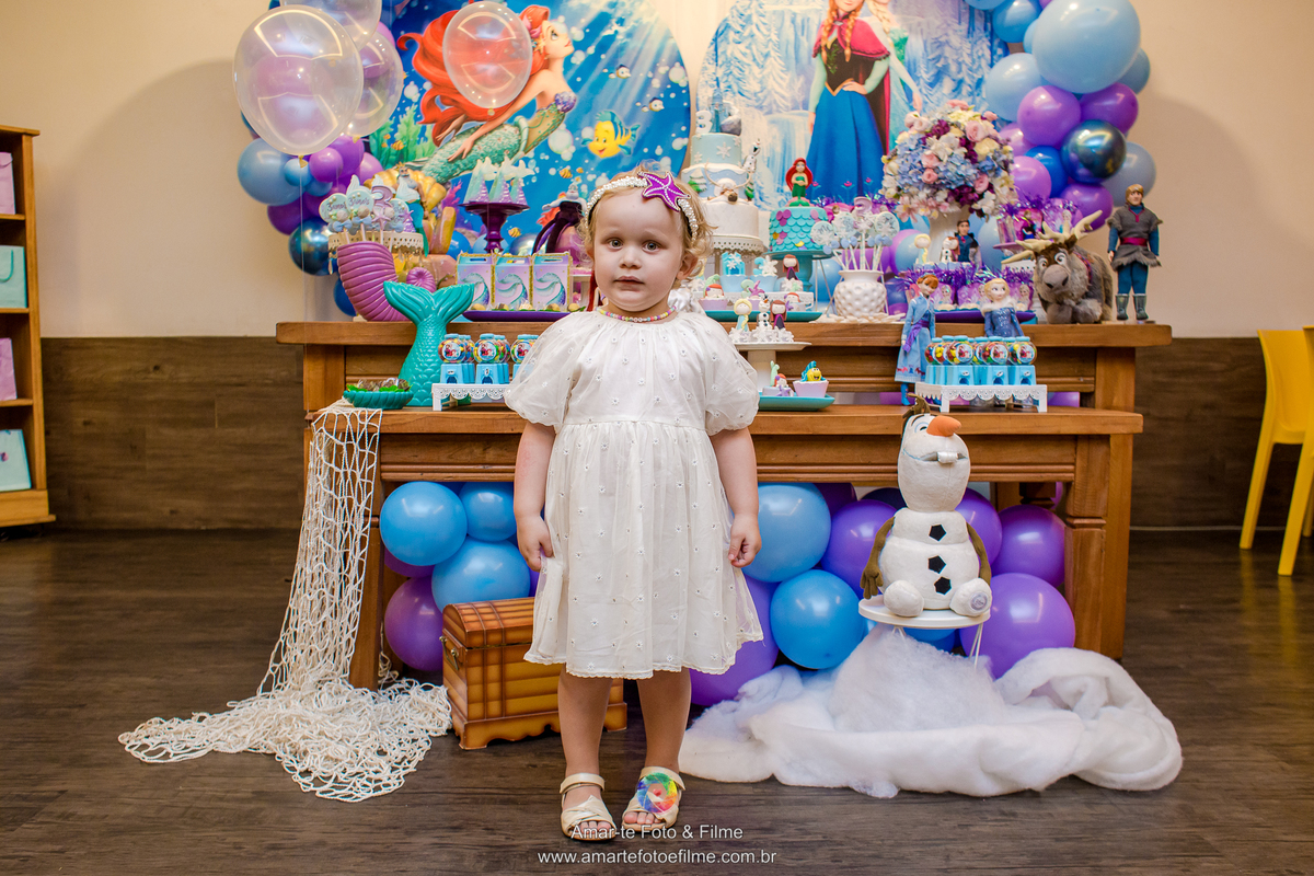 festa infantil princesas frozen pequena sereia fundo do mar ariel elsa anna rio de janeiro barra da tijuca kids park menina decoração