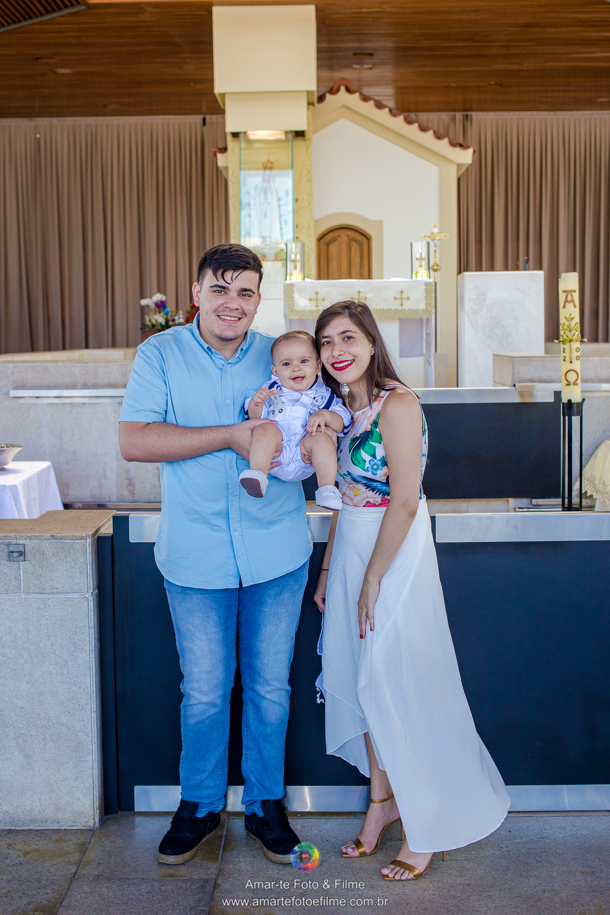 santuario nossa senhora de fatima recreio batismo menino batizado catolico