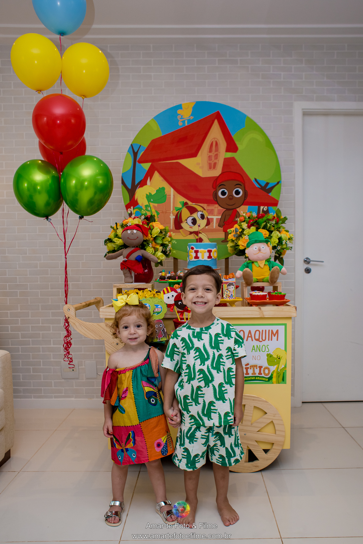 festa infantil sitio do pica pau amarelo em casa decoração saci cuca emilia narizinho menina recreio dos bandeirantes barra da tijuca rio de janeiro