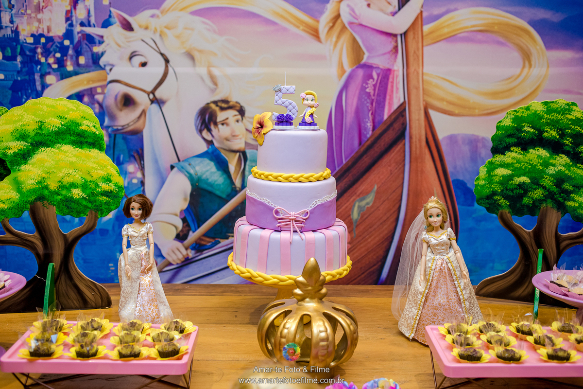 festa infantil princesas rapunzel kids park casa shopping menina cinco anos