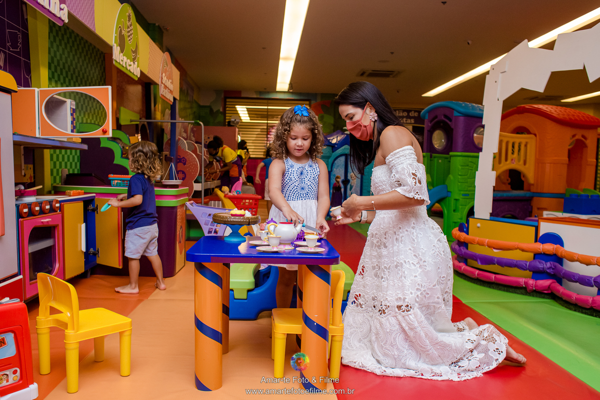festa infantil princesas bela rapunzel kids park