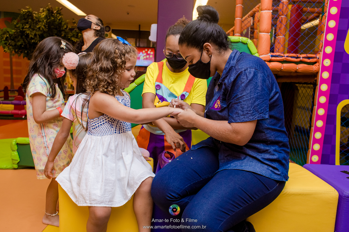 festa infantil princesas bela rapunzel kids park