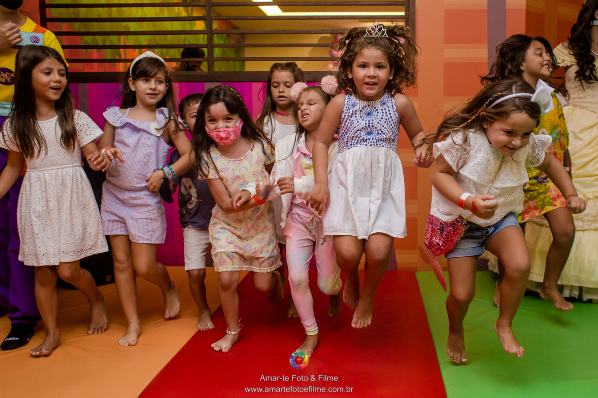 festa infantil princesas bela rapunzel kids park