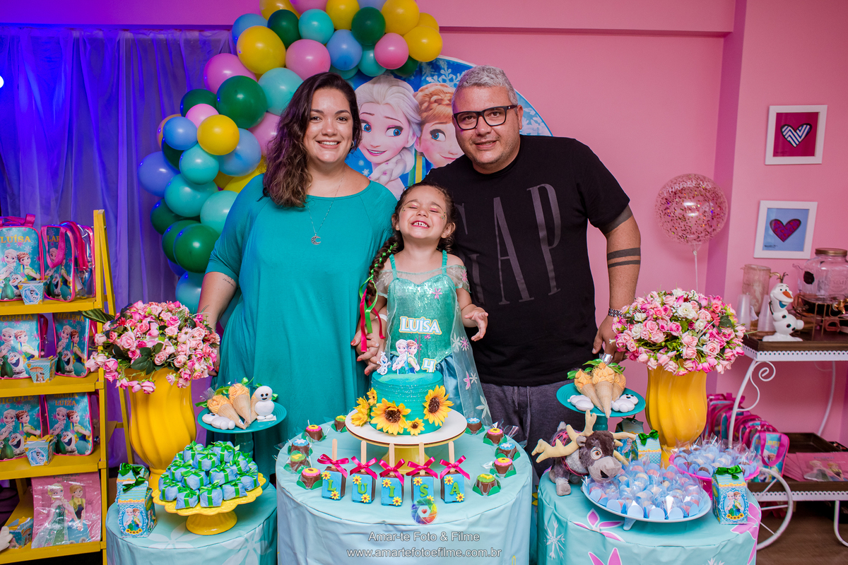 fotografo festa infantil rio de janeiro espaço bdreams barra da tijuca decoração tema frozen fever princesas anna e elsa pais da aniversariante