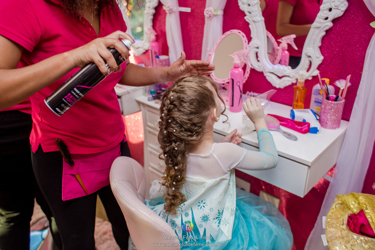 festa infantil decoração baby alive espaço bdreams meninas spa cabelo