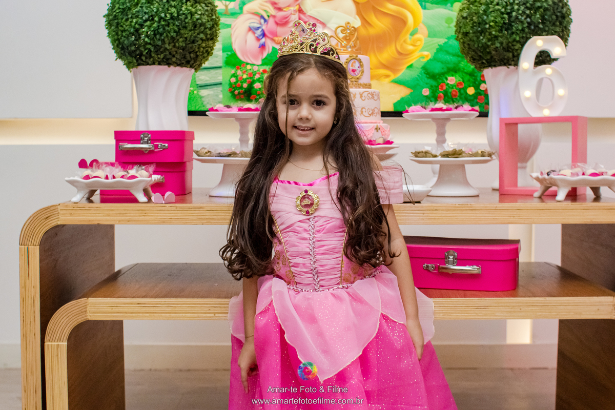festa infantil bela adormecida parquinho de shopping rio de janeiro barra da tijuca animasom rio design vestido de princesa aurora