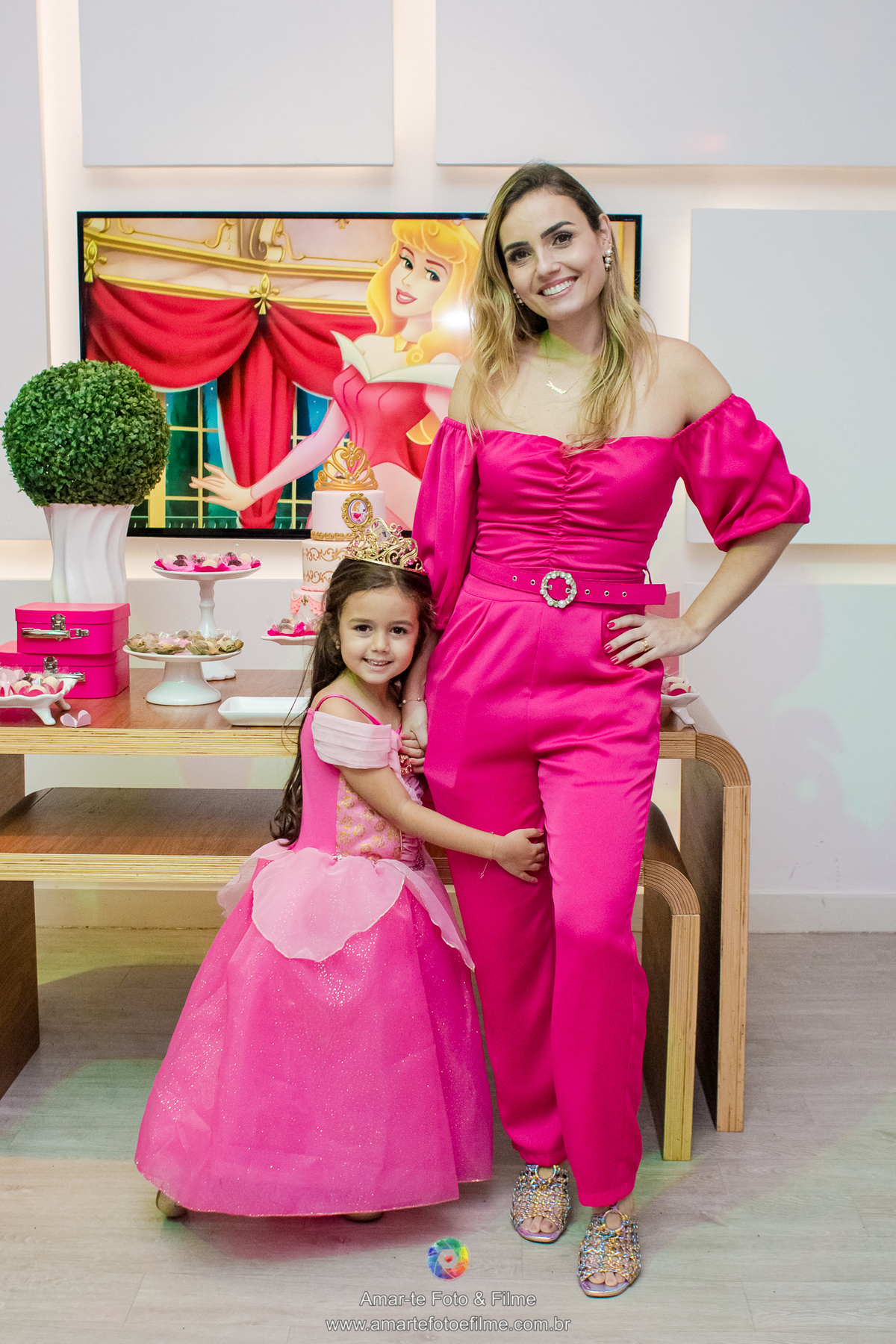 festa infantil bela adormecida parquinho de shopping rio de janeiro barra da tijuca animasom rio design vestido de princesa aurora