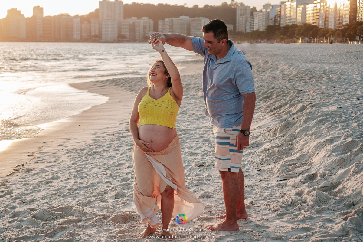 ensaio gestante em niteroi parque praia por do sol icaraí 