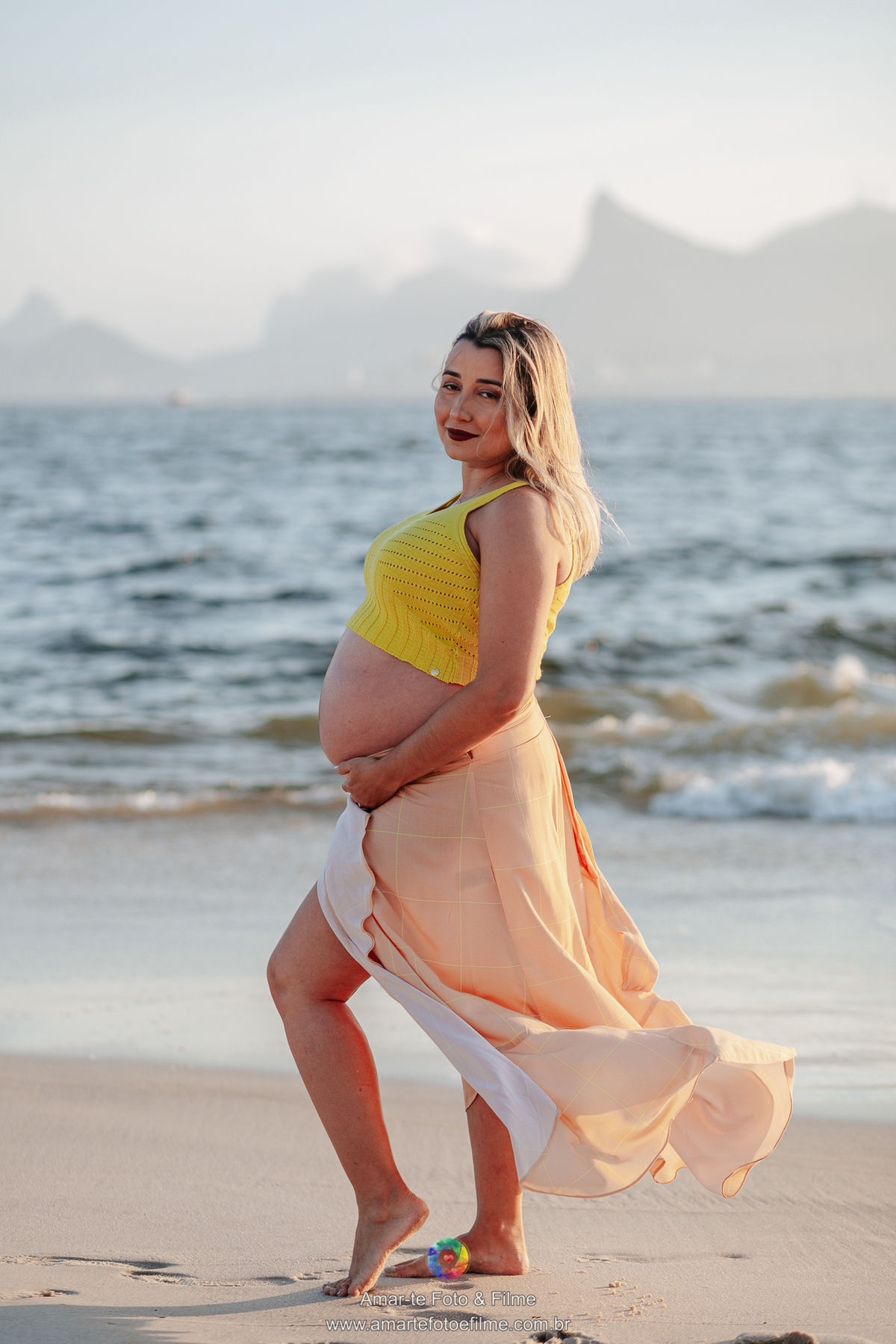 ensaio gestante em niteroi parque praia por do sol icaraí 