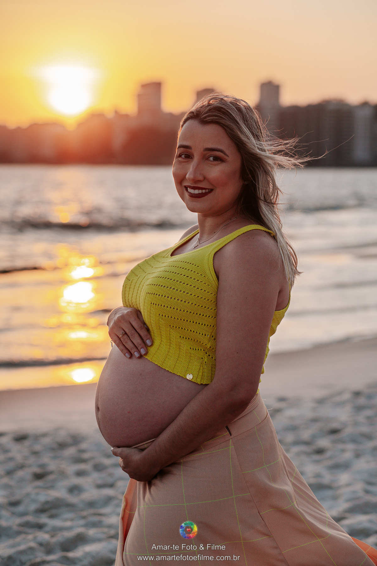 ensaio gestante em niteroi parque praia por do sol icaraí 