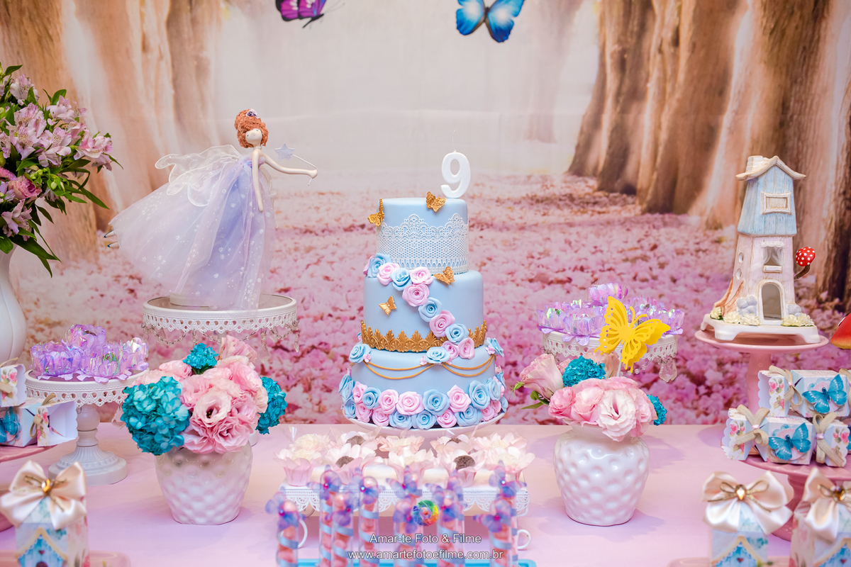 festa infantil decoração jardim encantado fadas kids park menina oficina de slime oficina de cupcake