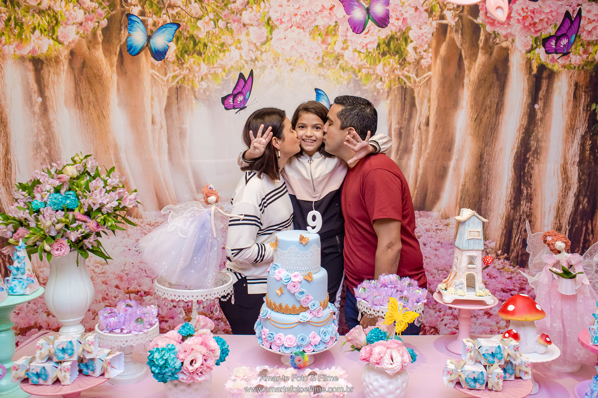 festa infantil decoração jardim encantado fadas kids park menina oficina de slime oficina de cupcake