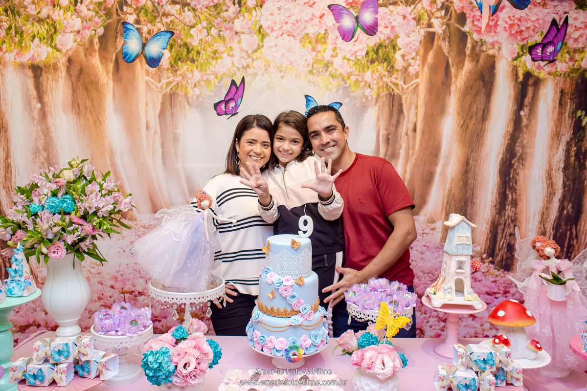 festa infantil decoração jardim encantado fadas kids park menina oficina de slime oficina de cupcake