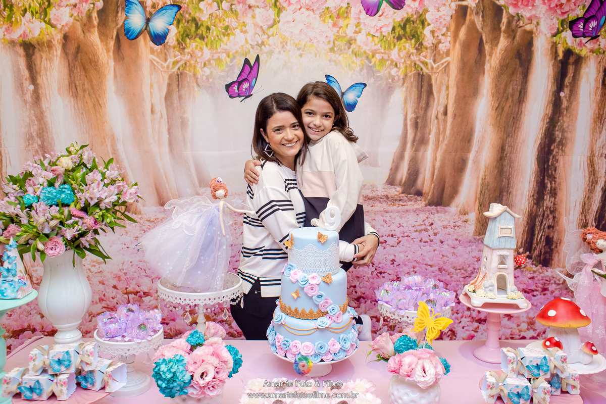 festa infantil decoração jardim encantado fadas kids park menina oficina de slime oficina de cupcake