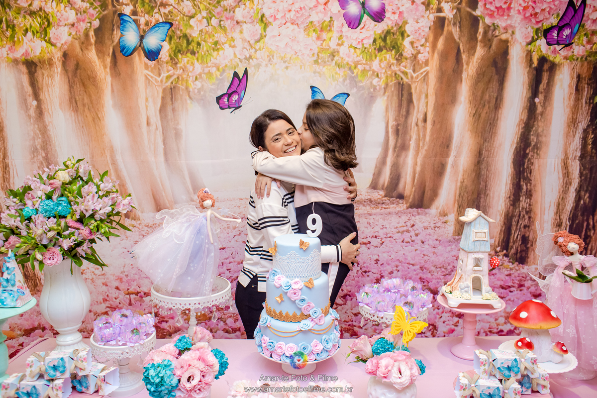 festa infantil decoração jardim encantado fadas kids park menina oficina de slime oficina de cupcake