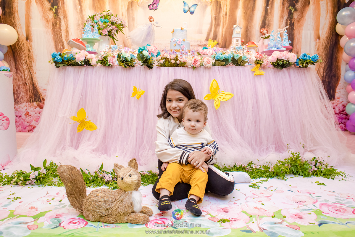 festa infantil decoração jardim encantado fadas kids park menina oficina de slime oficina de cupcake