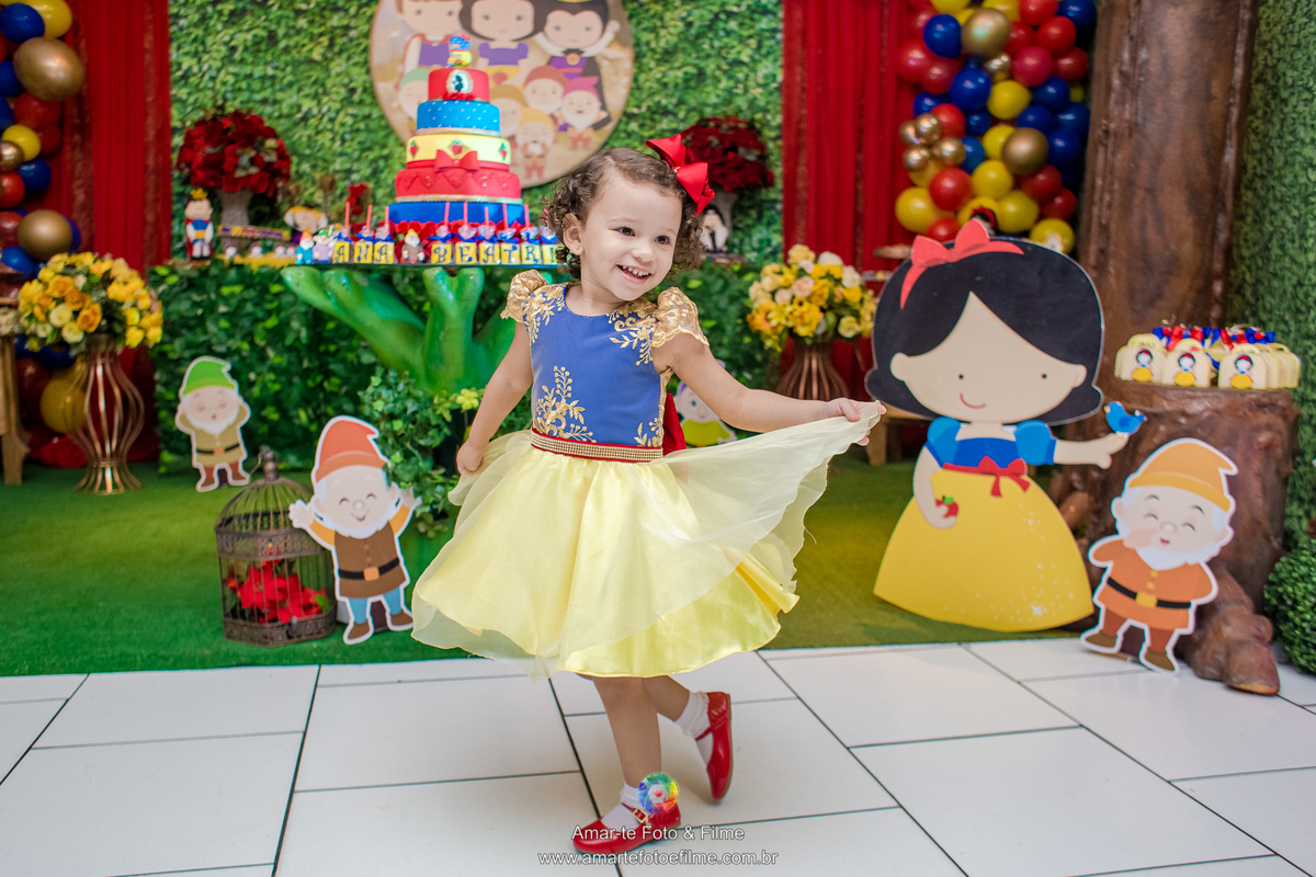 festa infantil branca de neve princesa personagem decoração fotos pose fotógrafo rio de janeiro rj