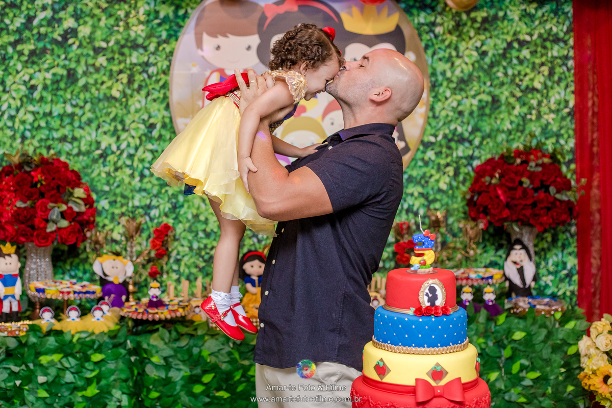 festa infantil branca de neve princesa personagem decoração fotos pose fotógrafo rio de janeiro rj