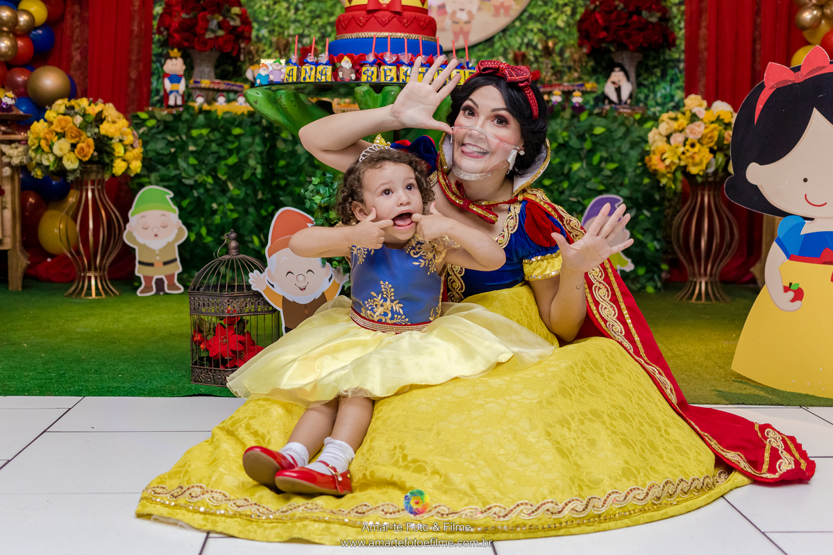 festa infantil branca de neve princesa personagem decoração fotos pose fotógrafo rio de janeiro rj