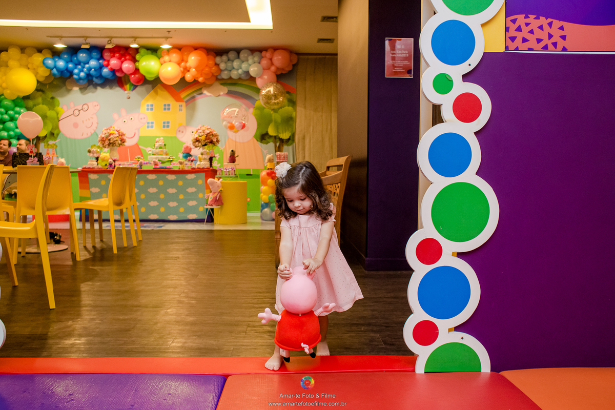 barra da tijuca, casa shopping, decoração, festa, fotografo, ideias, infantil, kids park, menina, mesa do bolo, peppa, recreio