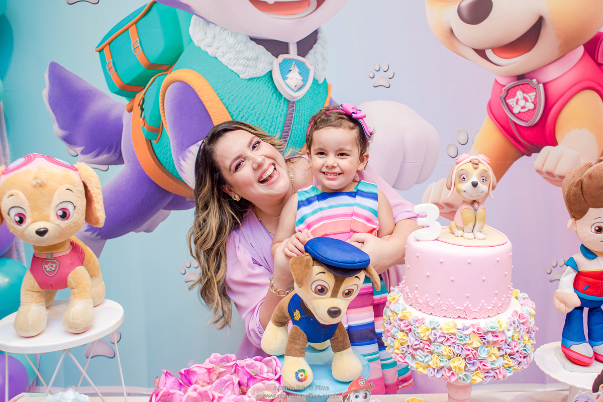 festa infantil patrulha canina menina
