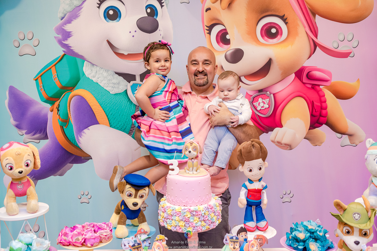 festa infantil patrulha canina menina