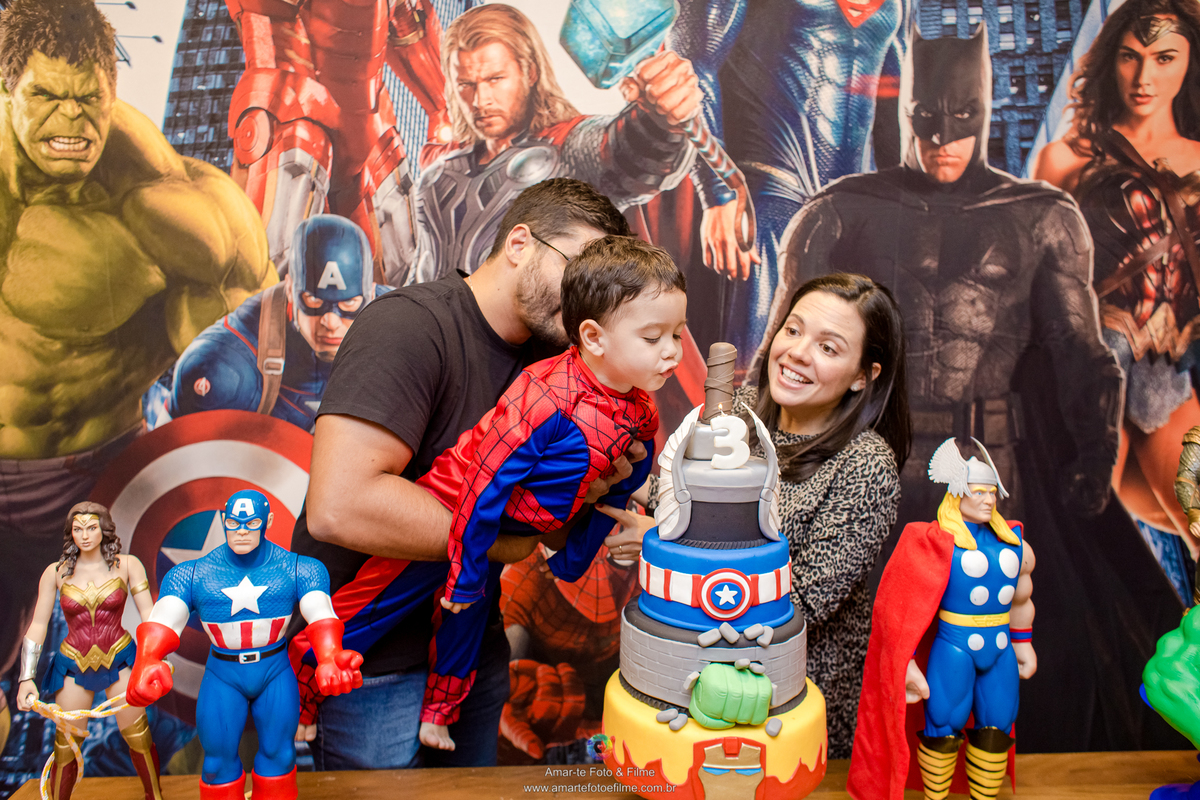 fotografo de festa infantil rio de janeiro rj decoração menino familia kids park inspiração rio de janeiro heróis dc vingadores 