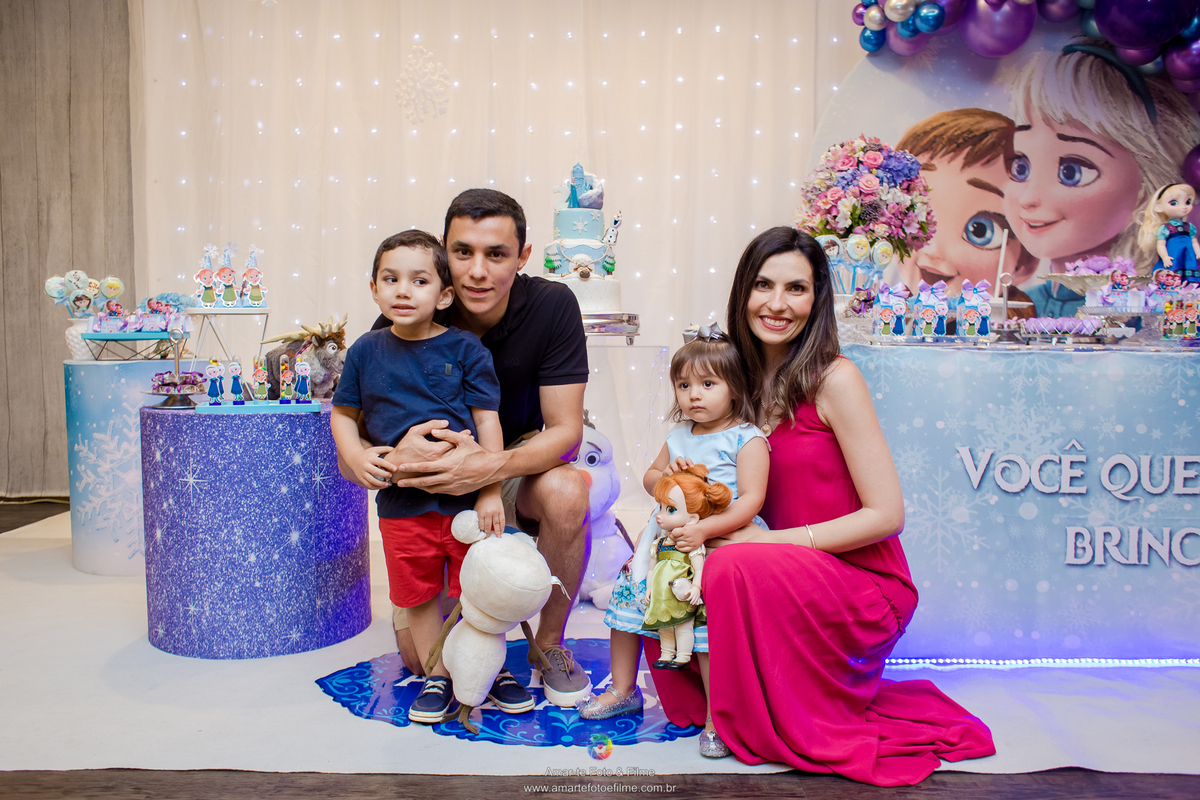 fotografo festa infantil tema decoração frozen anna elsa kids park rio familia poses sorrisos