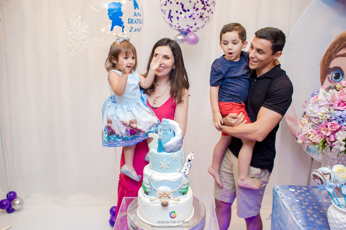 fotografo festa infantil tema decoração frozen anna elsa kids park rio familia poses sorrisos