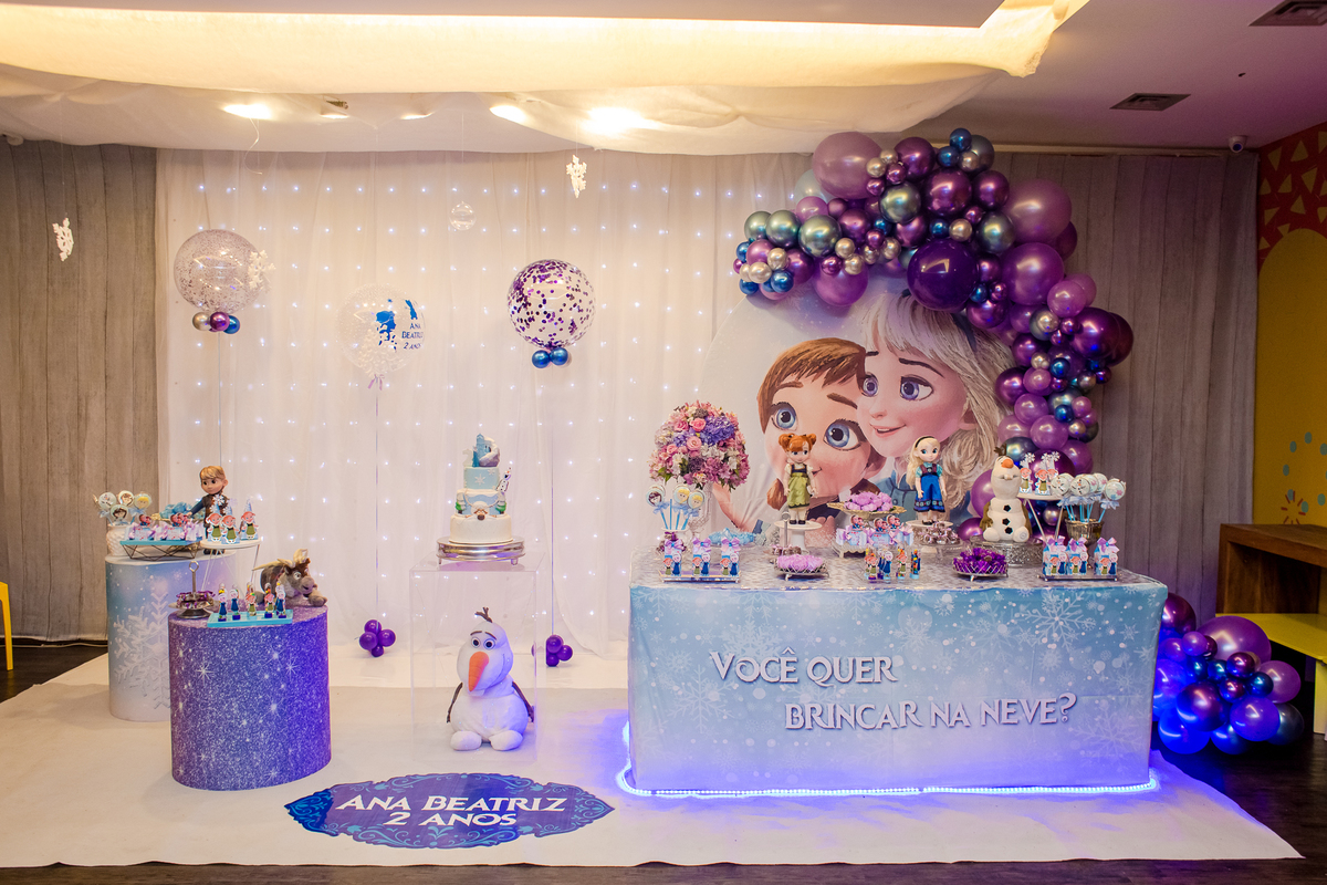 fotografo festa infantil tema decoração frozen anna elsa kids park rio familia poses sorrisos