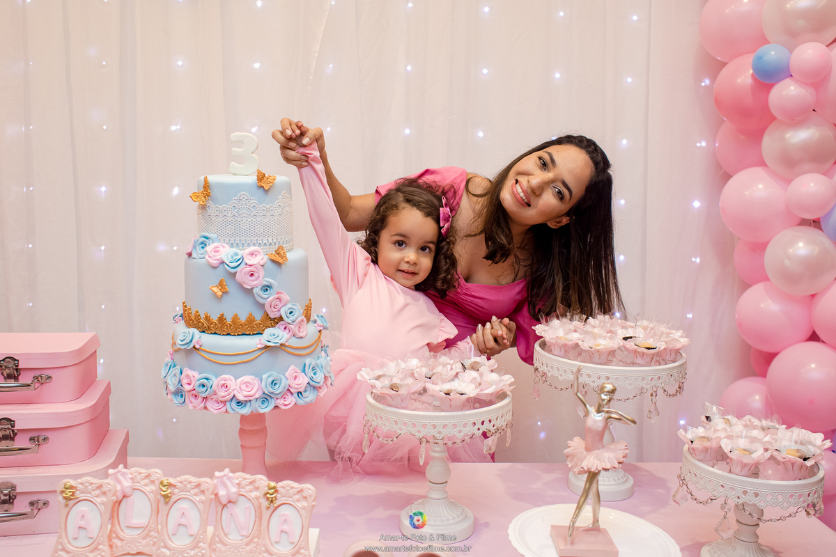 fotografo festa infantil bailarina barra recreio rio de janeiro rj familia poses ideias decoração