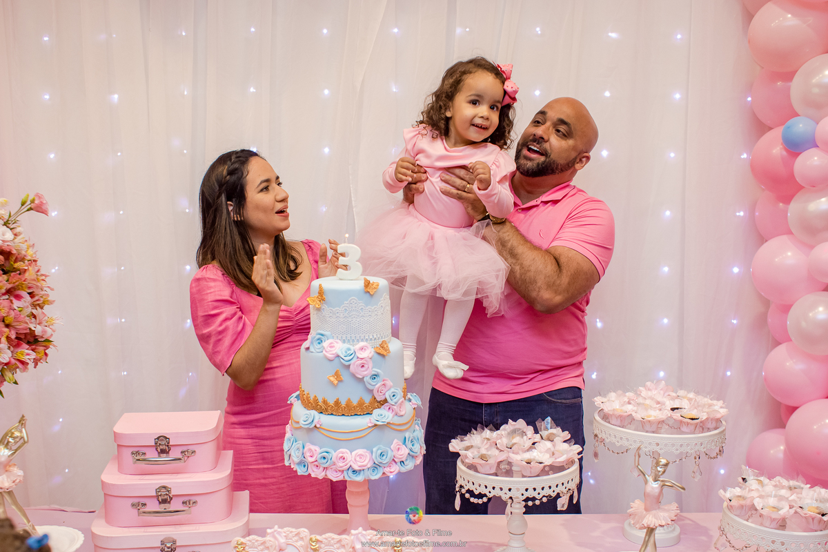 fotografo festa infantil bailarina barra recreio rio de janeiro rj familia poses ideias decoração