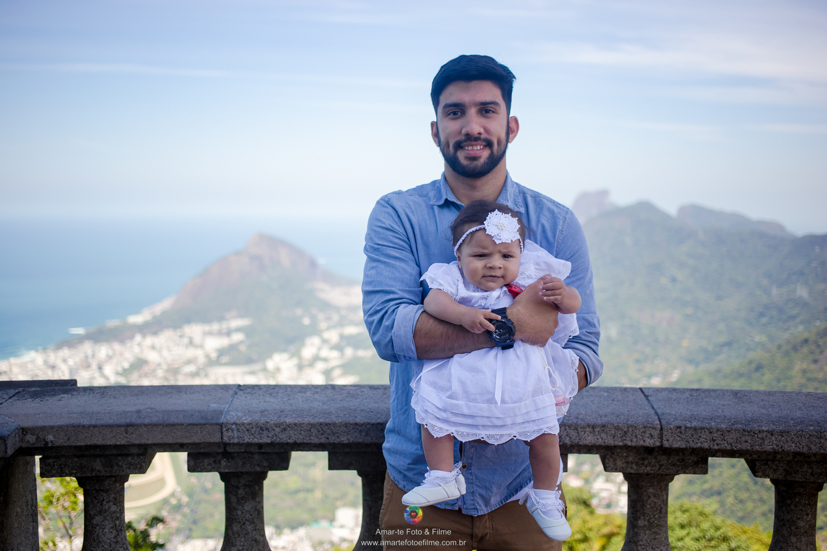 fotografo de batizado rio de janeiro cristo redentor batismo igreja catolica trem do corcovado bondinho família 
