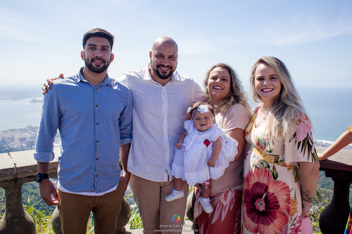 fotografo de batizado rio de janeiro cristo redentor batismo igreja catolica trem do corcovado bondinho família 
