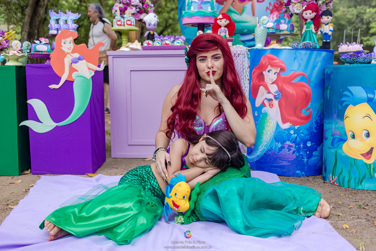 festa infantil ariel pequena sereia quinta da boa vista rio de janeiro rj