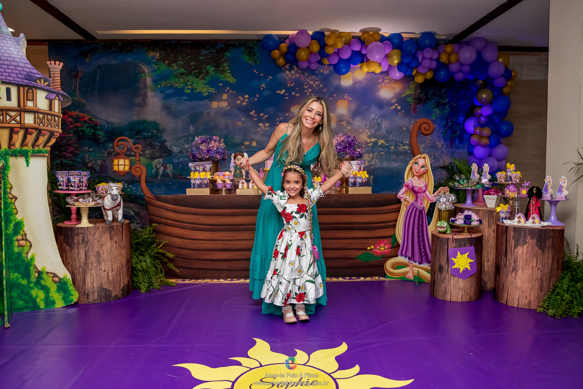 casa de festas, decoração, fantasia, festa, festa e aventura, fotógrafo amar-te foto e filme, infantil, menina, personagem vivo, rapunzel