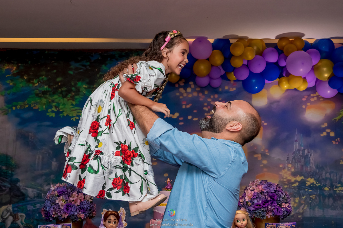 casa de festas, decoração, fantasia, festa, festa e aventura, fotógrafo amar-te foto e filme, infantil, menina, personagem vivo, rapunzel